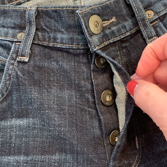 Hudson Byron 5 pocket Straight Men's Blue Jeans, size 32, 4 Button Up - Picture 9 of 16